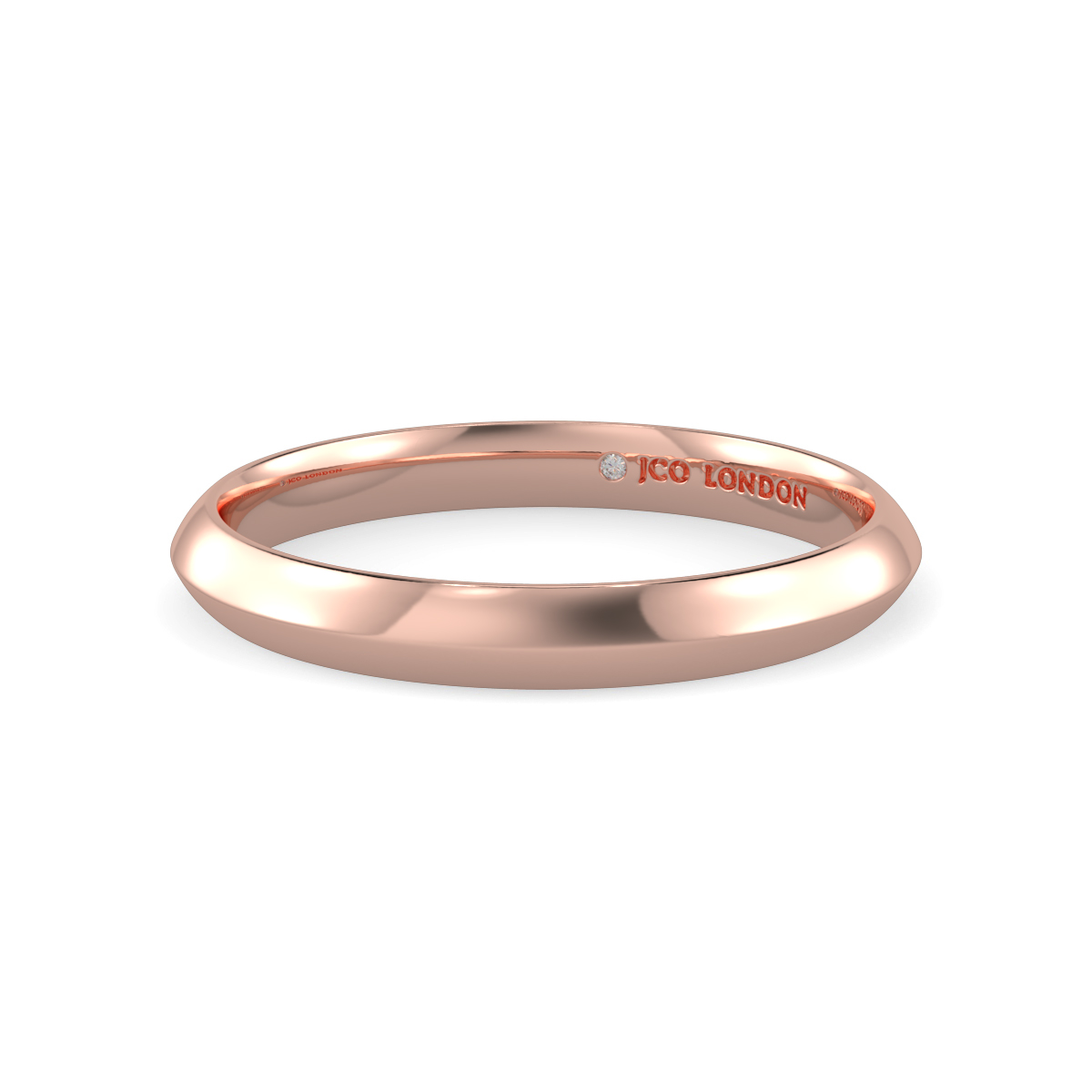 Court Plain Wedding Band