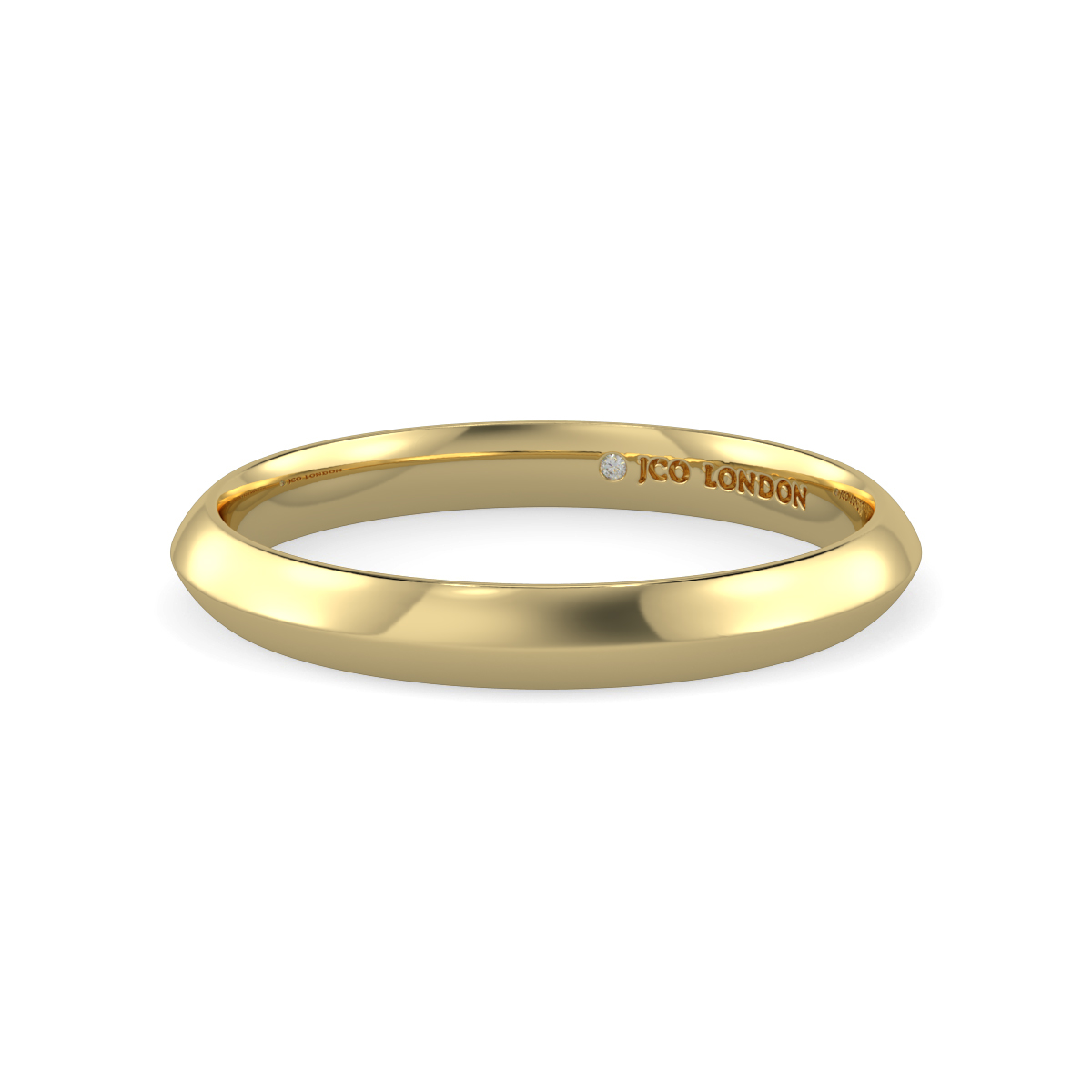 Court Plain Wedding Band