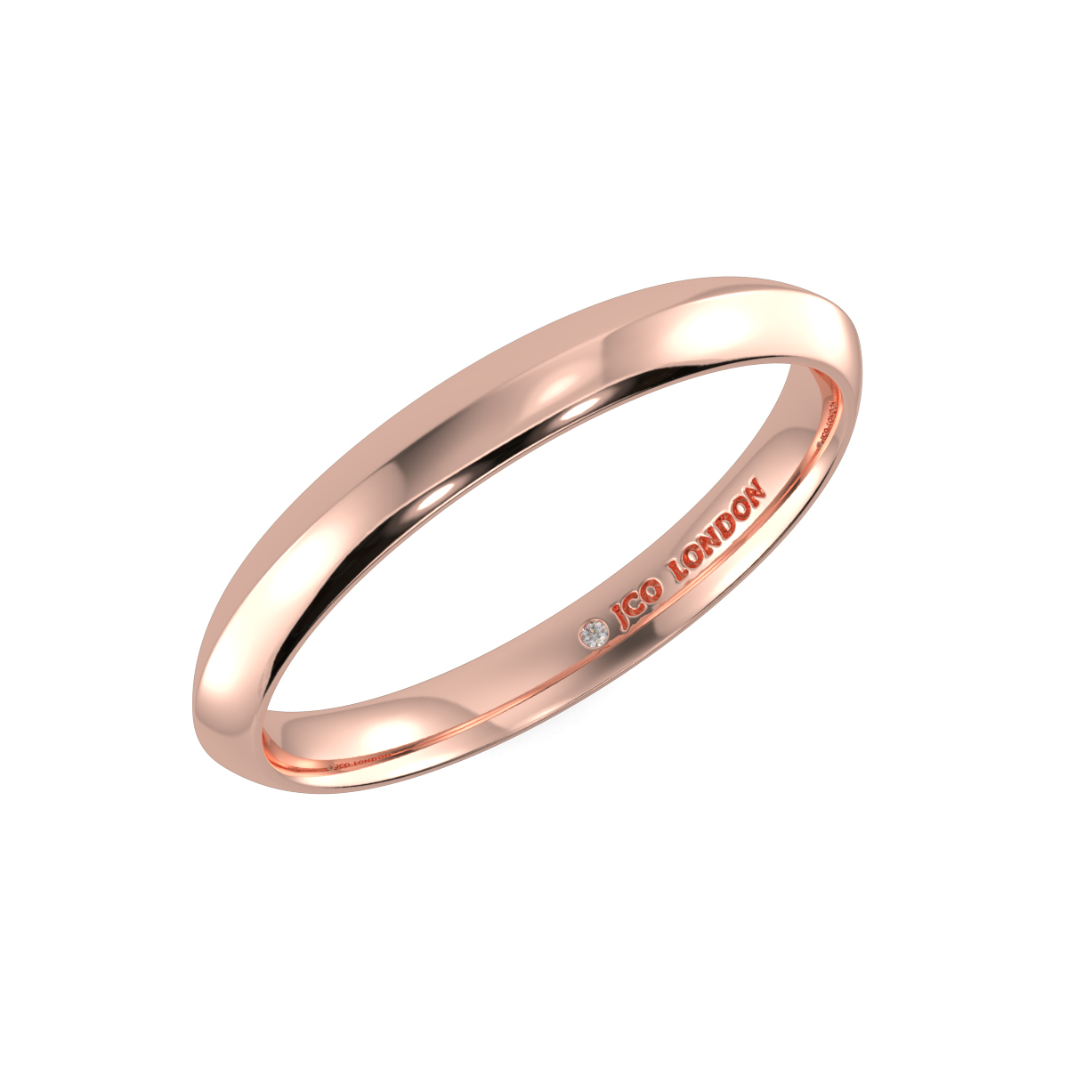 Court Plain Wedding Band