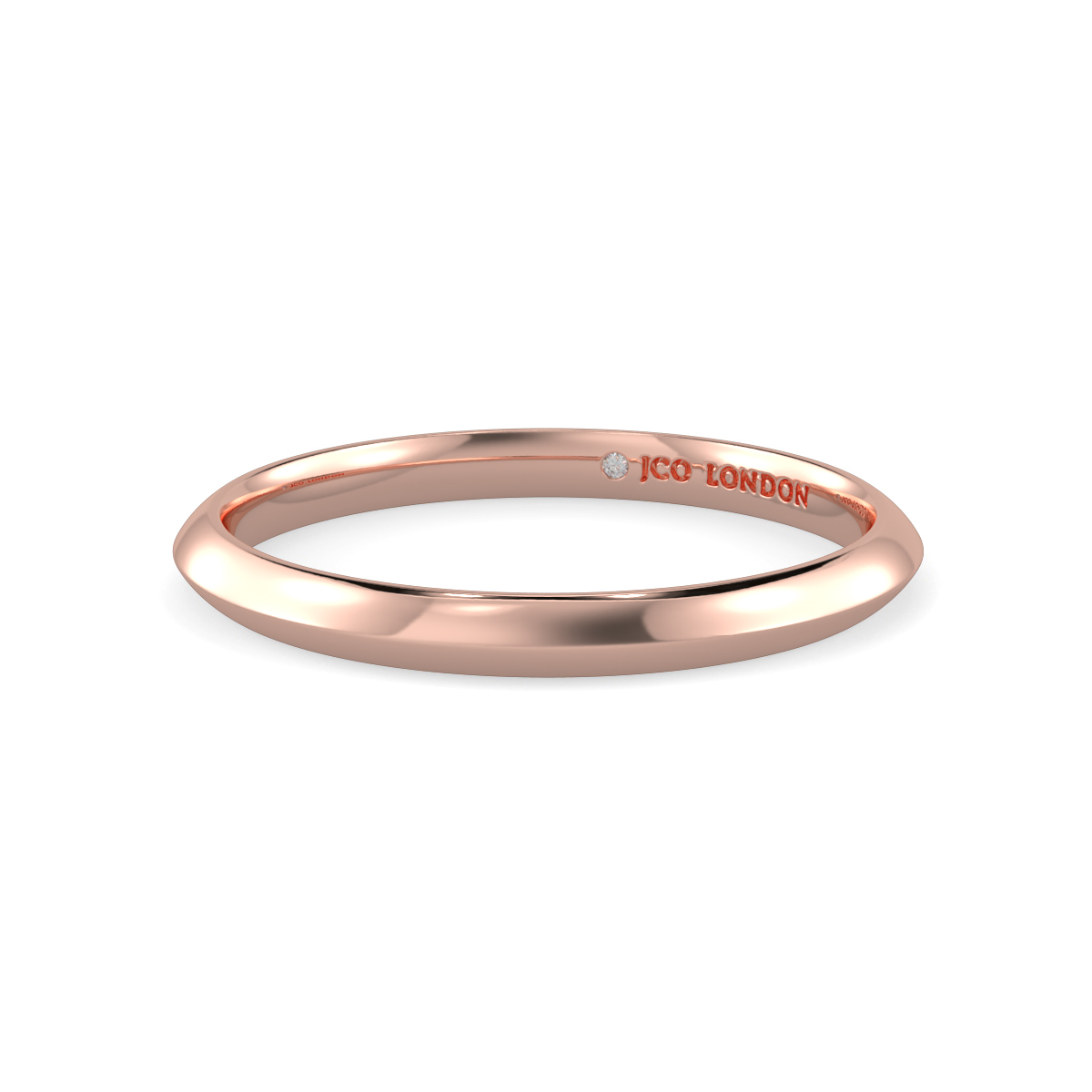 Court Plain Wedding Band