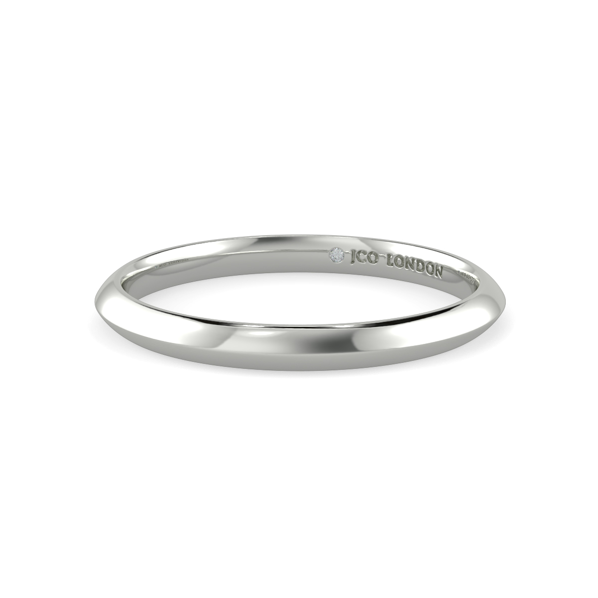 Court Plain Wedding Band