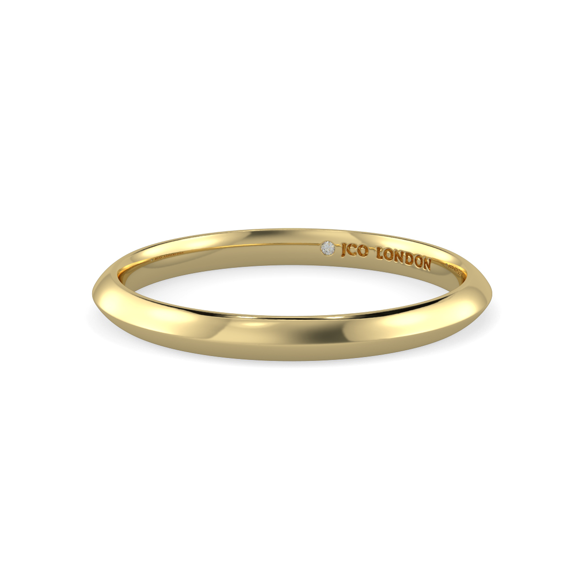 Court Plain Wedding Band