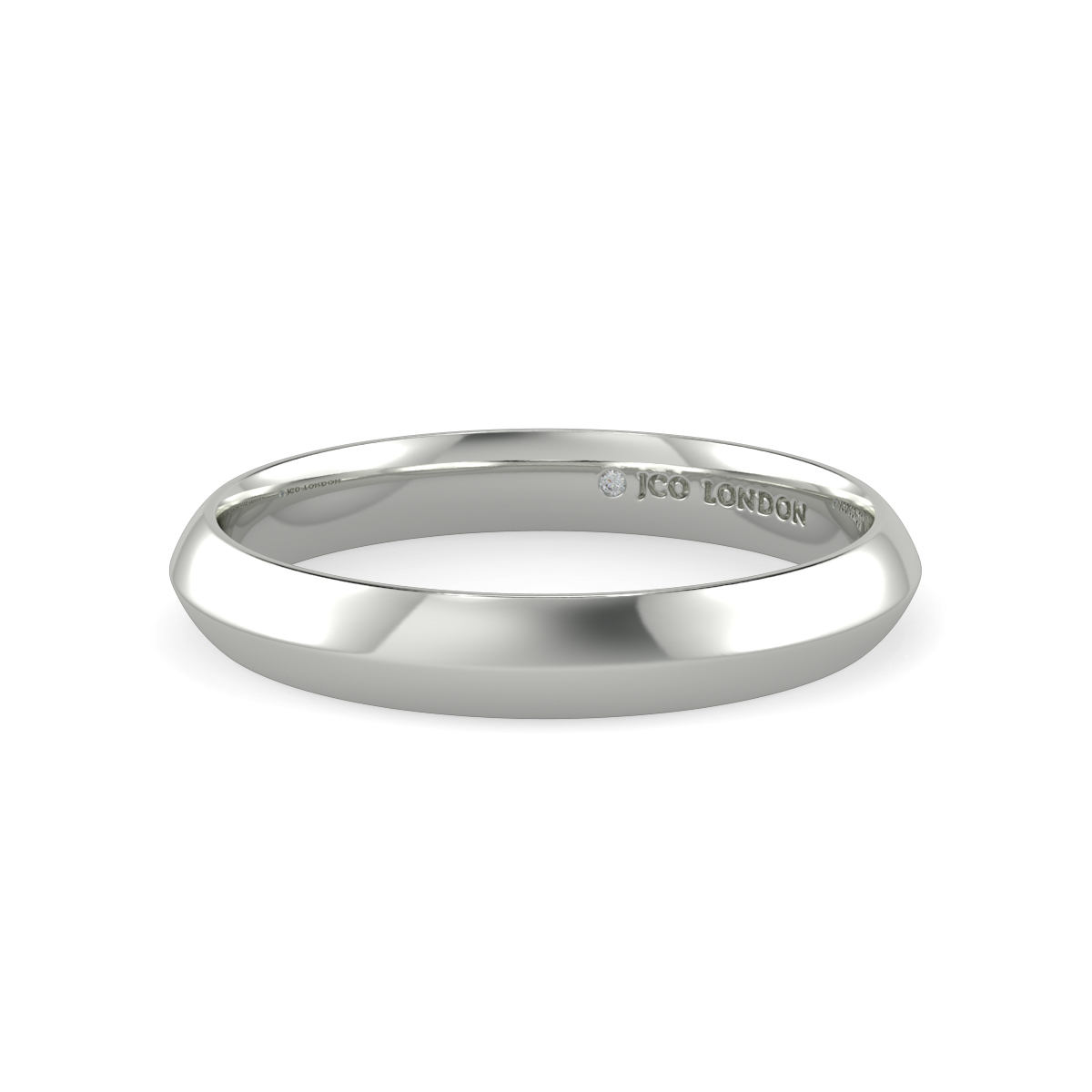 Court Plain Wedding Band