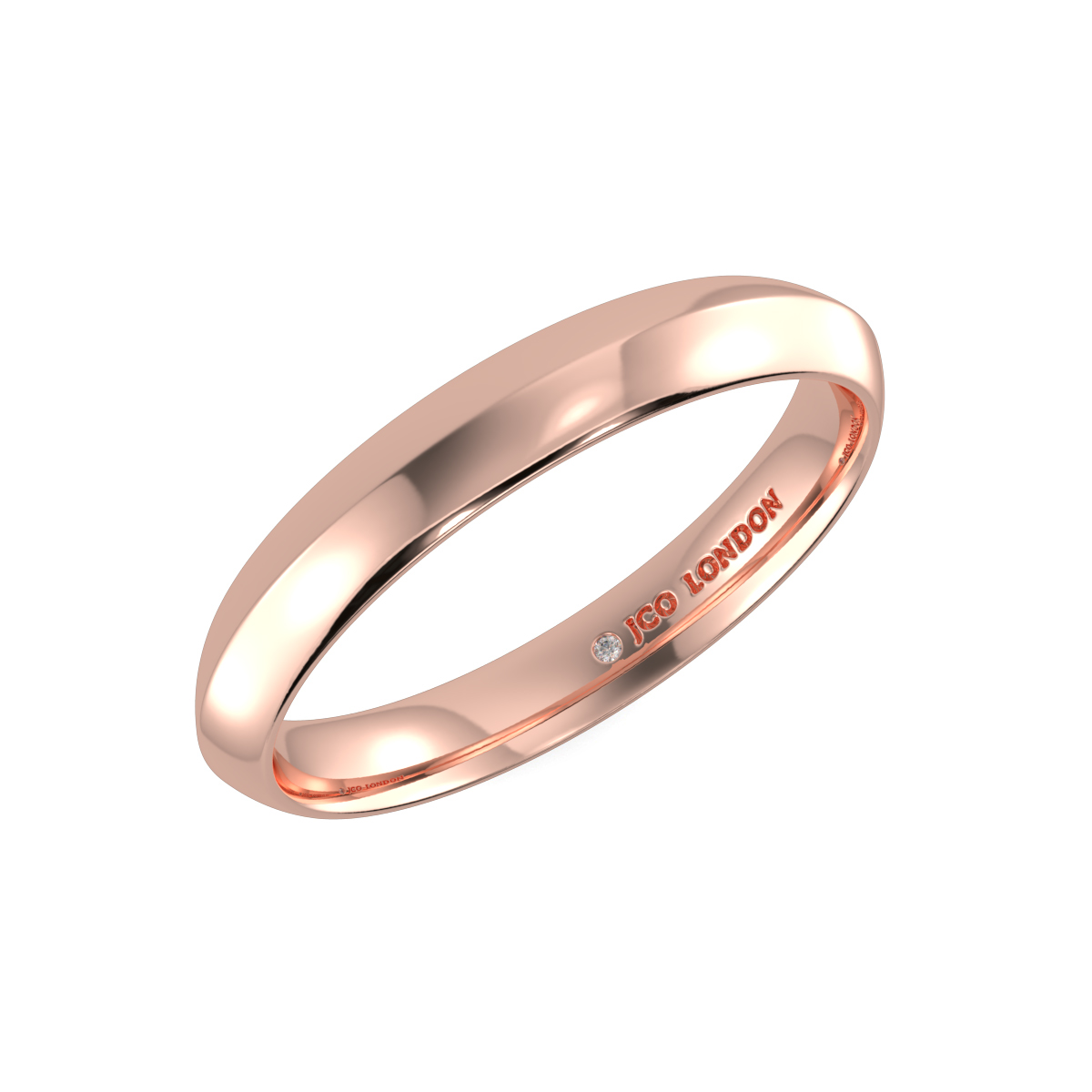 Court Plain Wedding Band