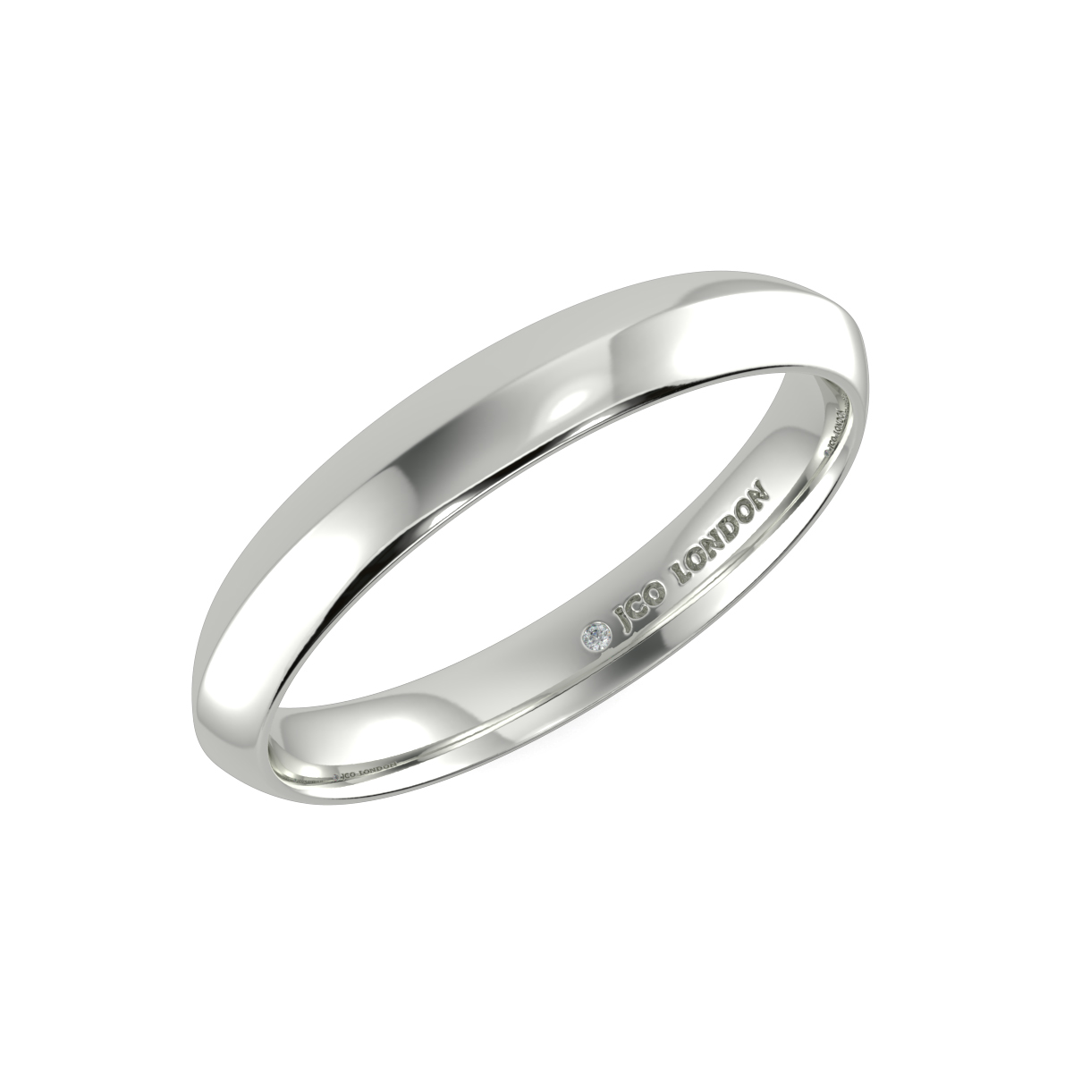 Court Plain Wedding Band