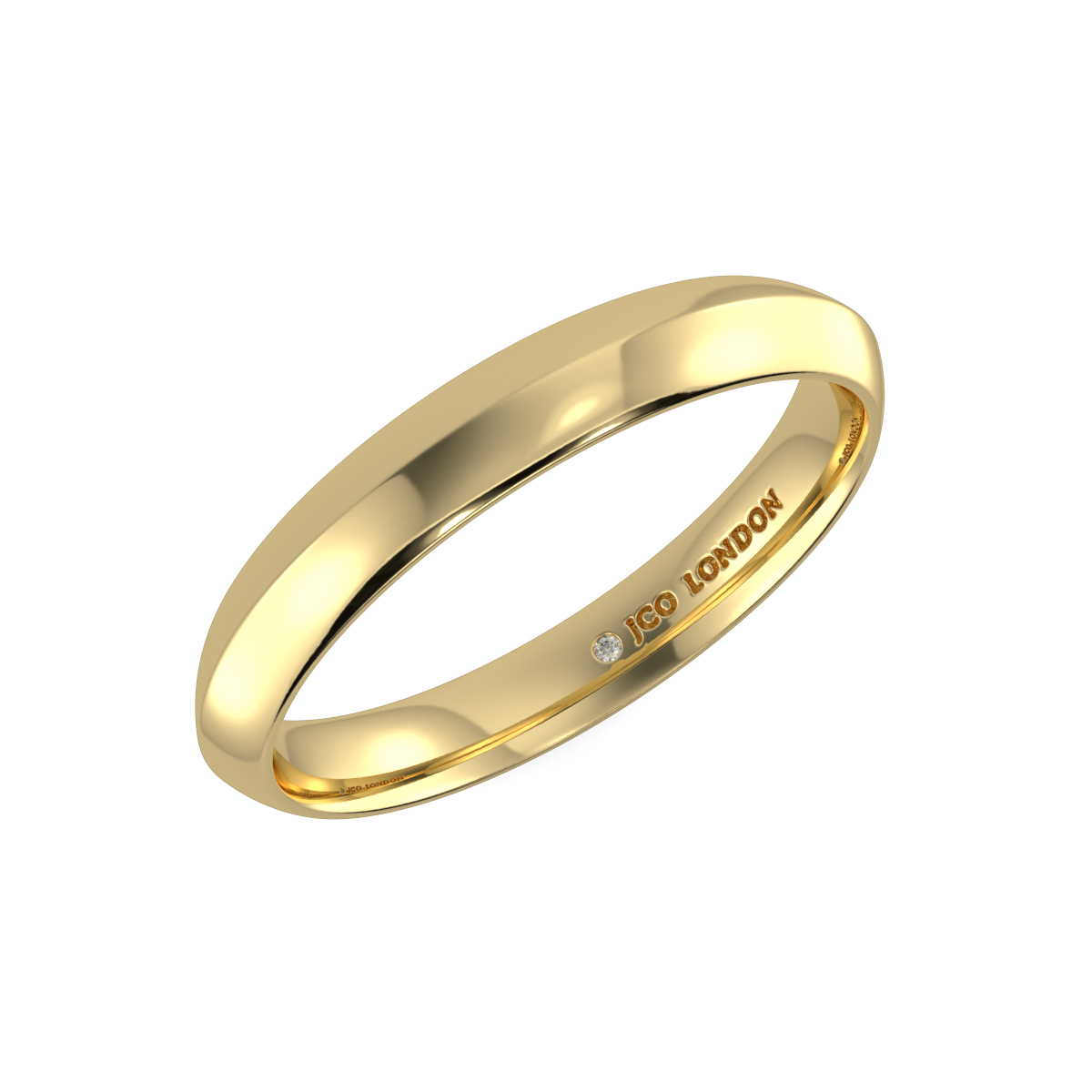Court Plain Wedding Band