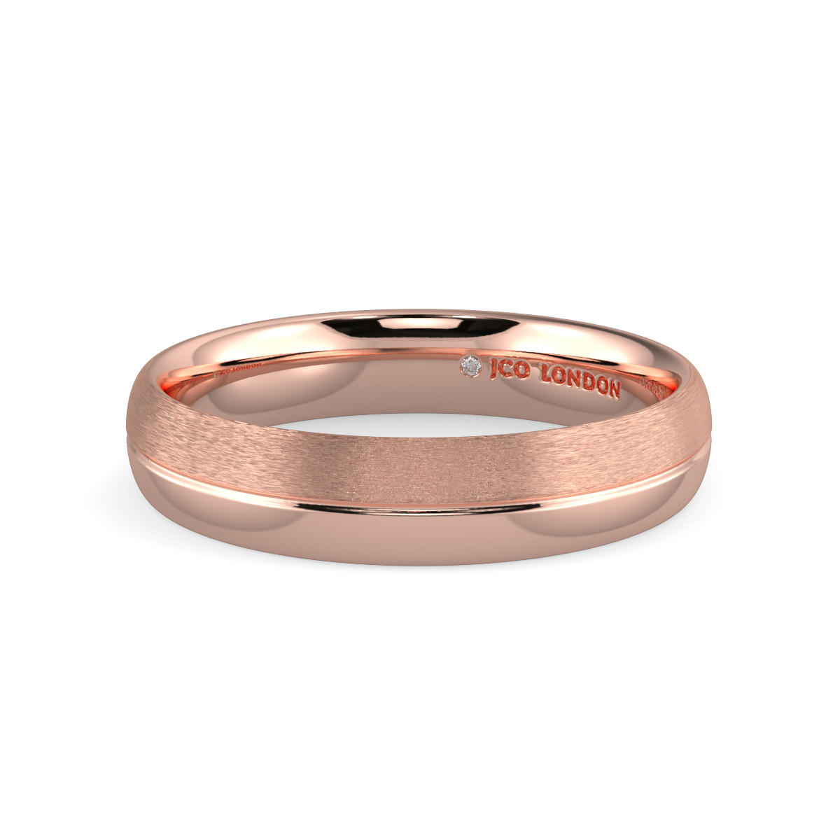 Court Plain Wedding Band