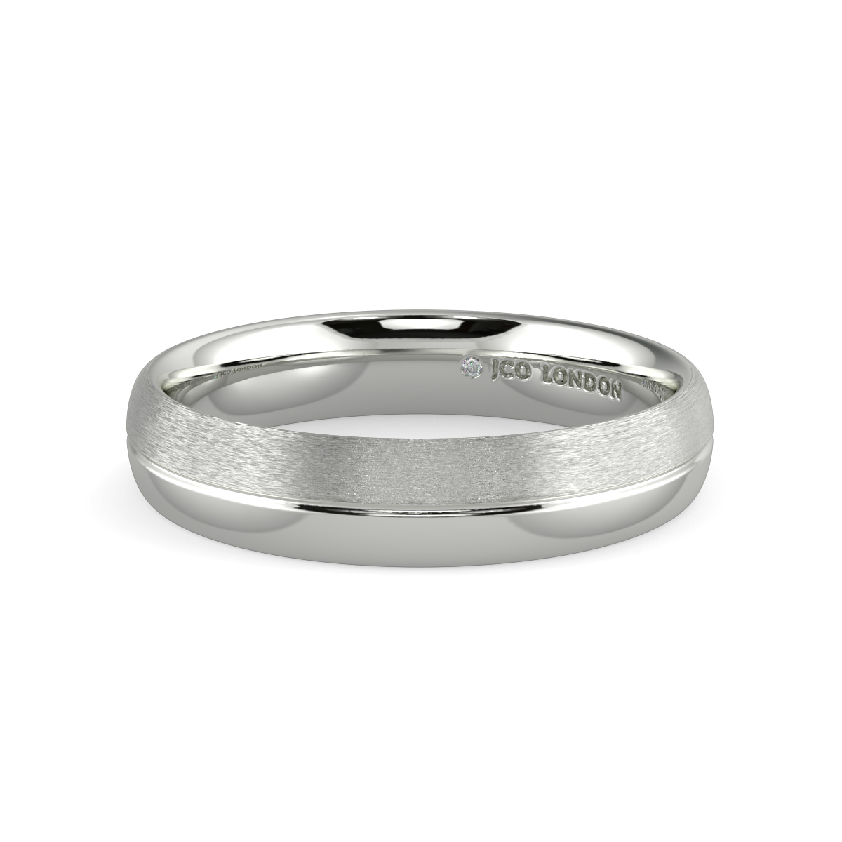 Court Plain Wedding Band