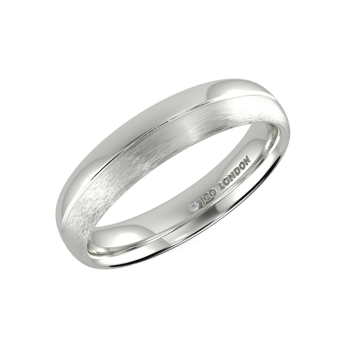 Court Plain Wedding Band