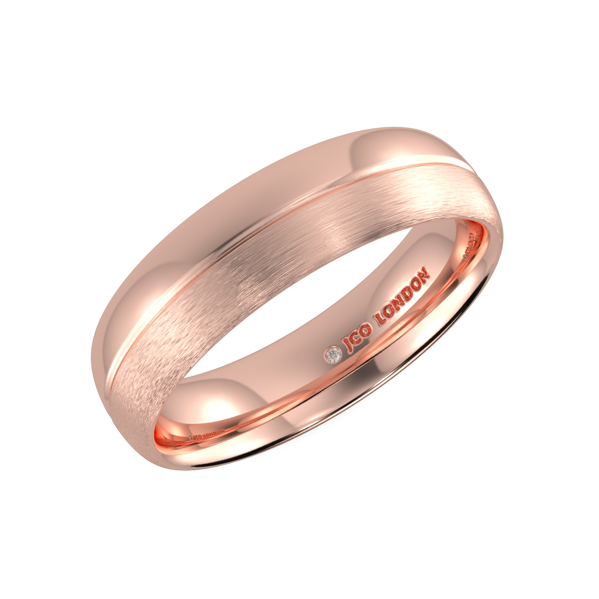 Court Plain Wedding Band