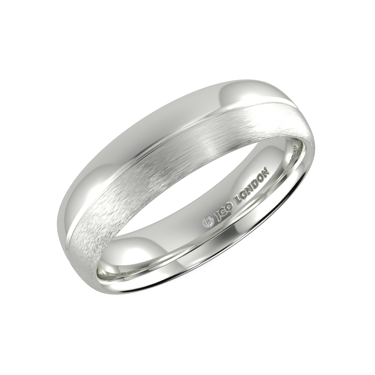 Court Plain Wedding Band