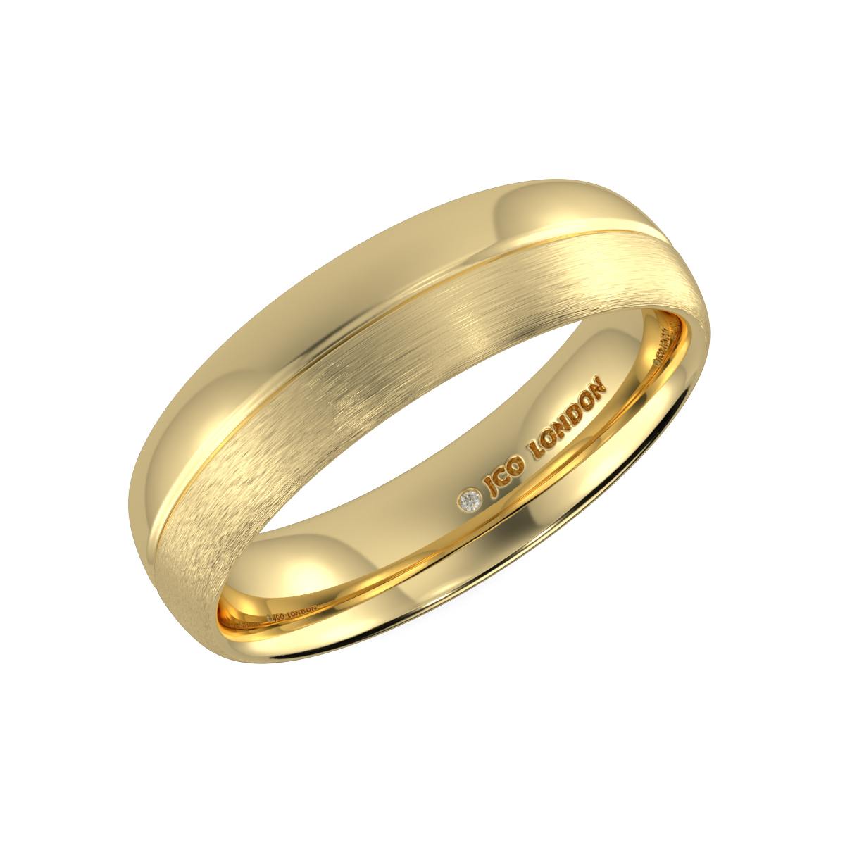 Court Plain Wedding Band