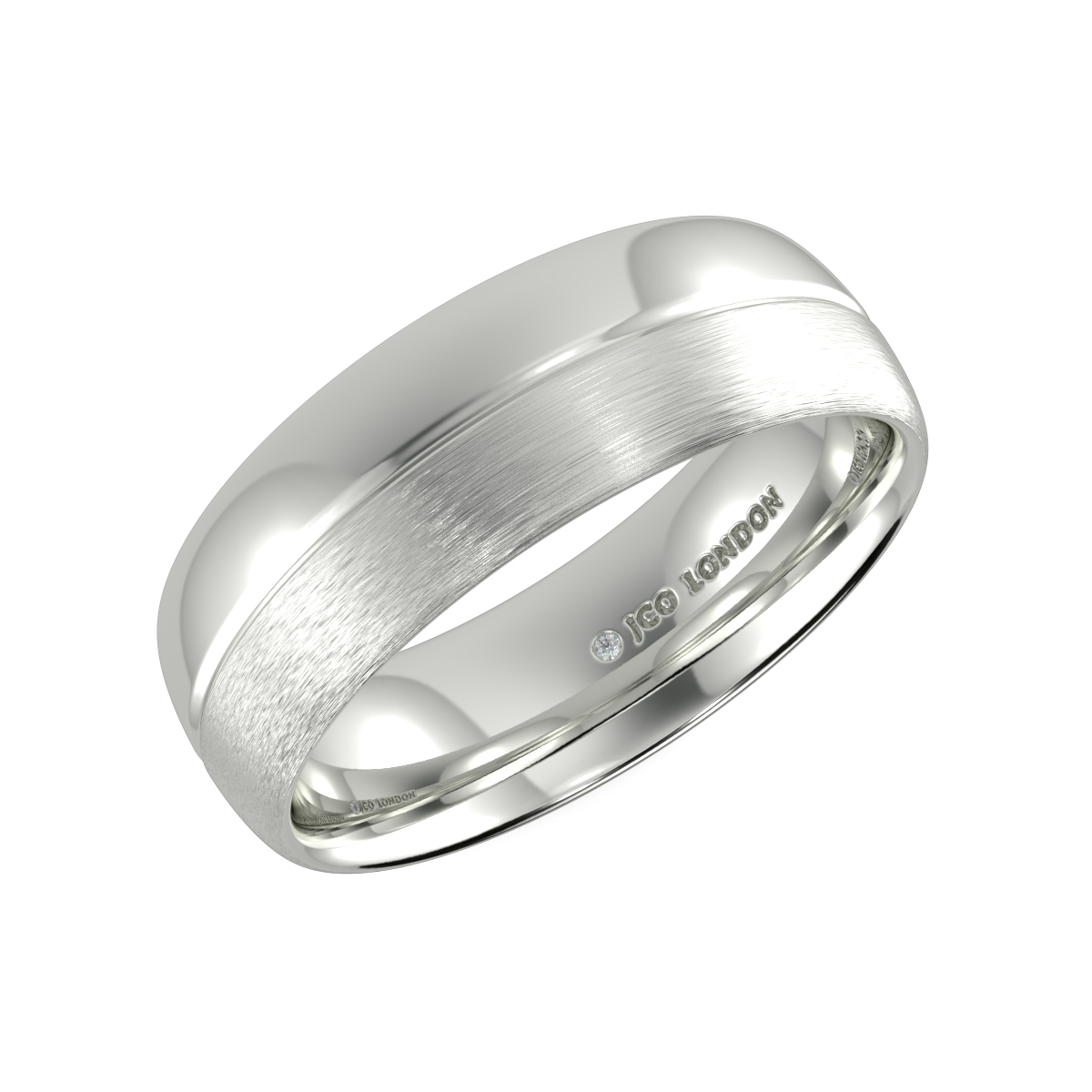 Court Plain Wedding Band
