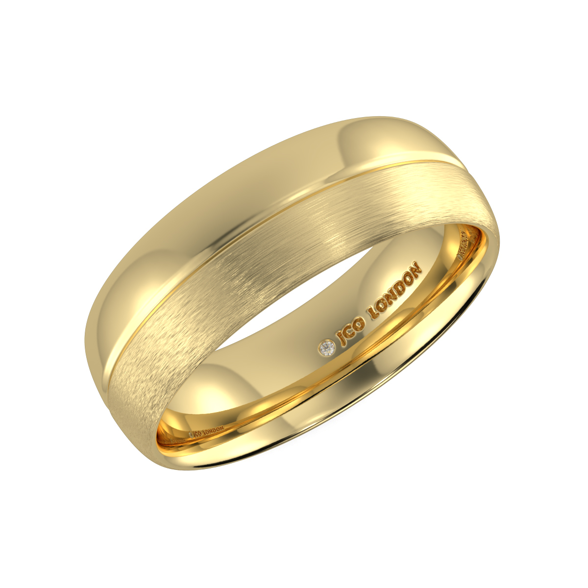 Court Plain Wedding Band