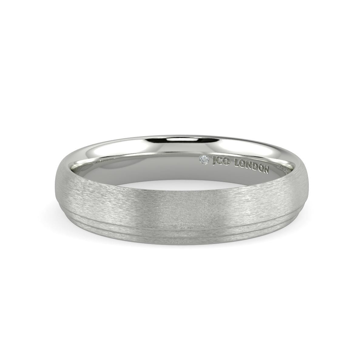 Court Plain Wedding Band