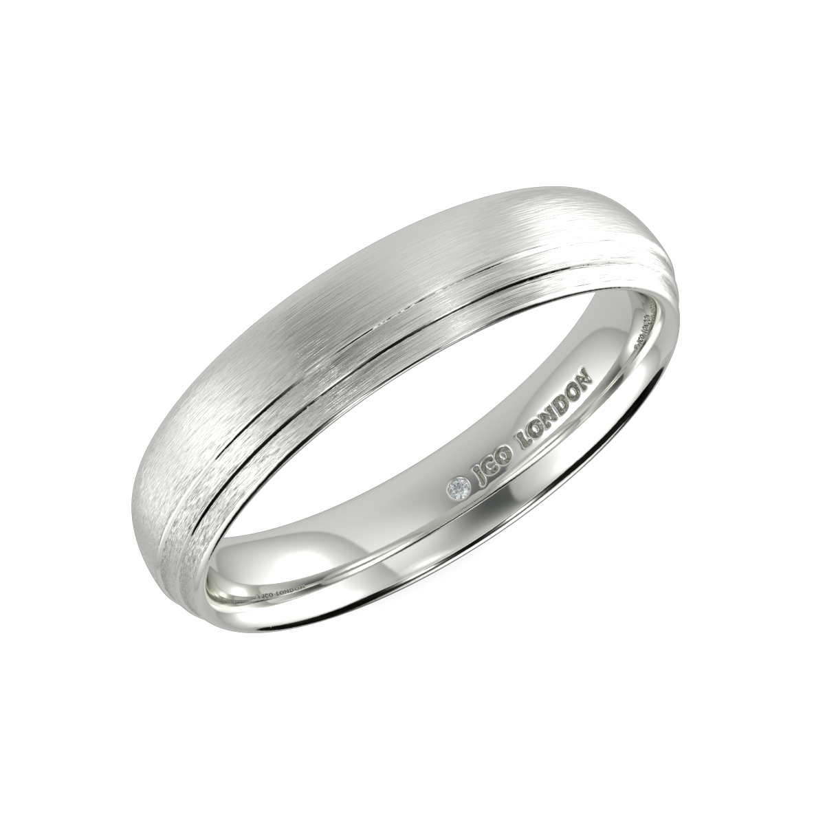 Court Plain Wedding Band