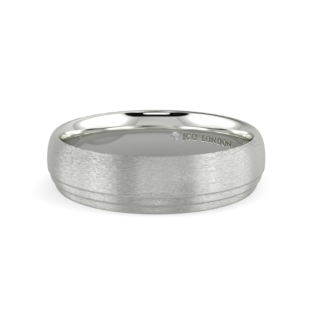Court Plain Wedding Band