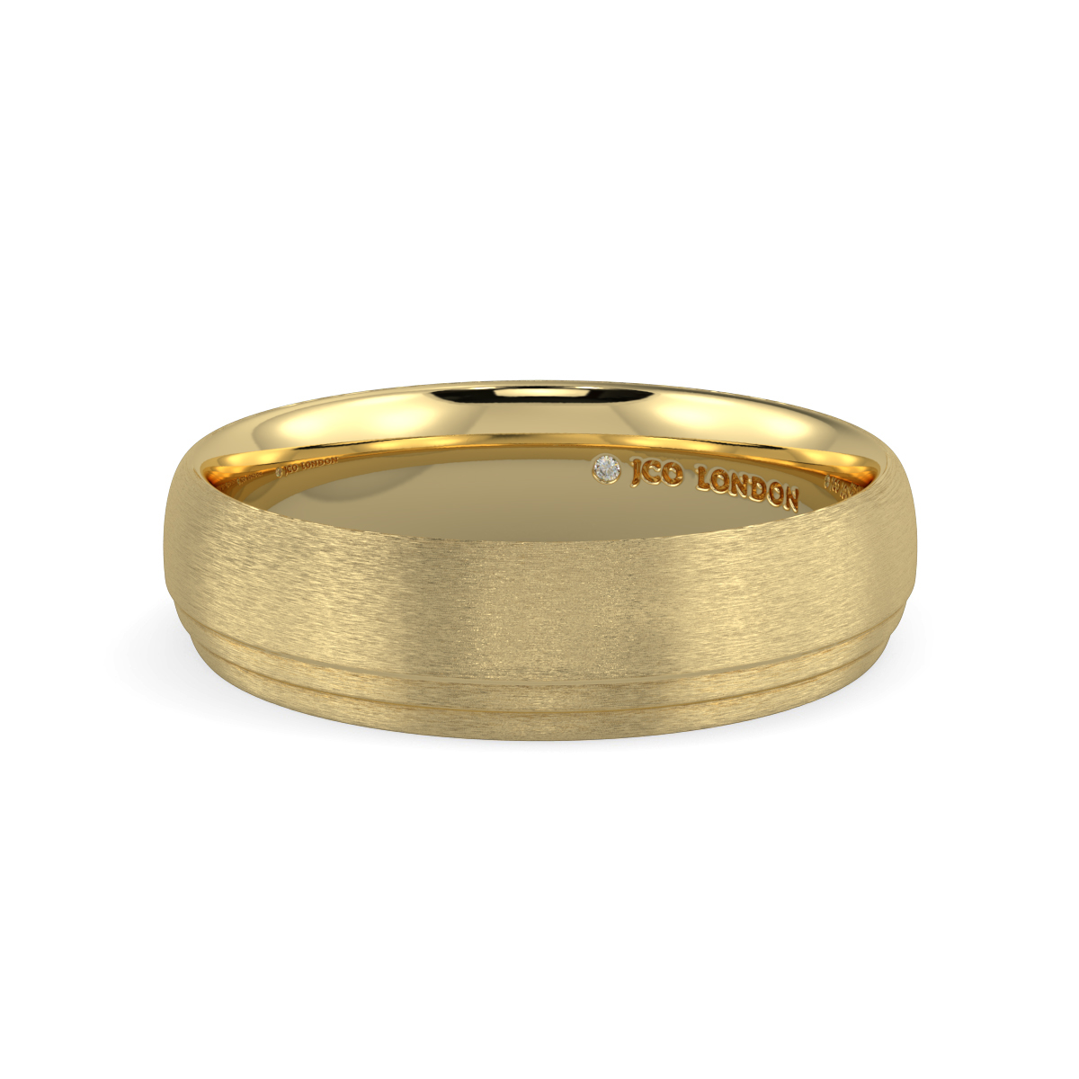 Court Plain Wedding Band