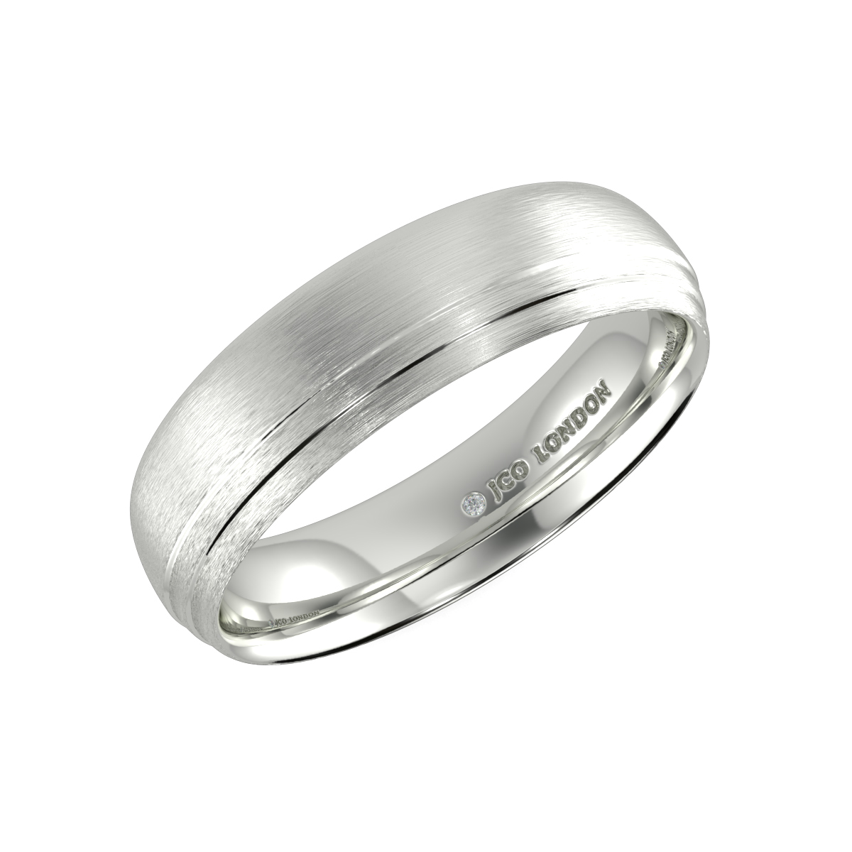Court Plain Wedding Band