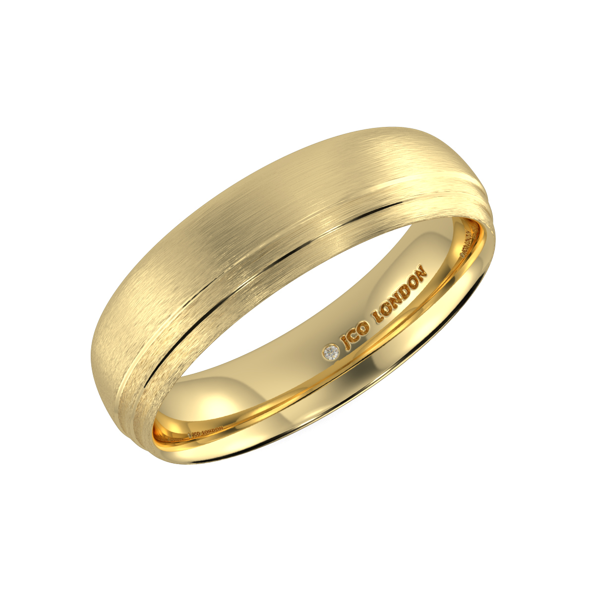Court Plain Wedding Band