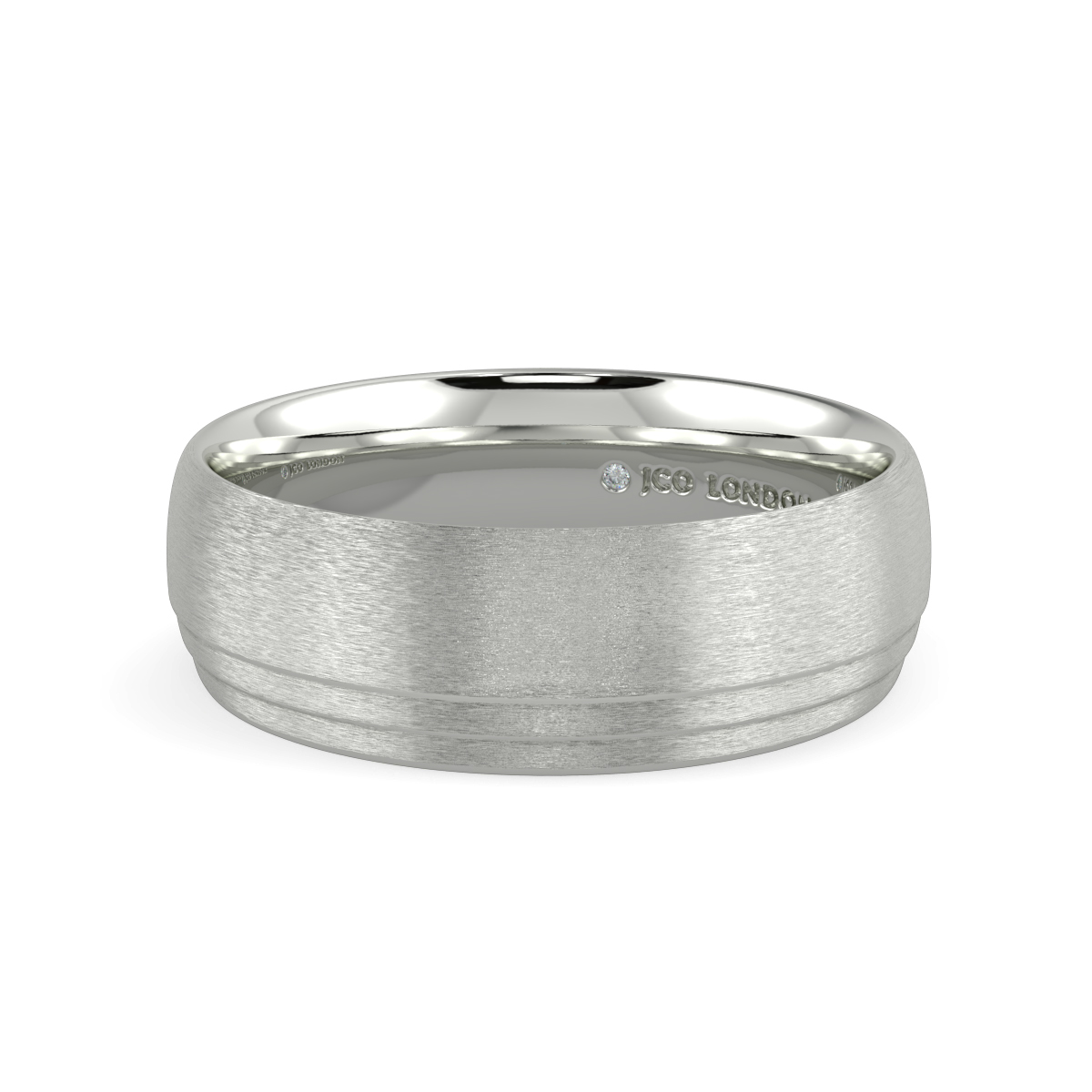 Court Plain Wedding Band