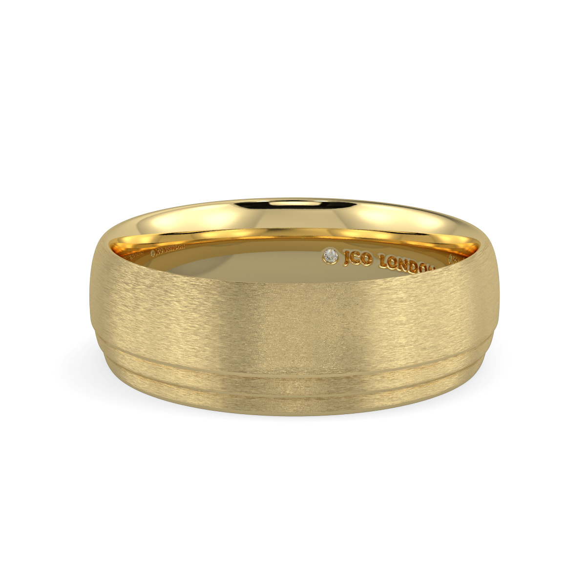 Court Plain Wedding Band