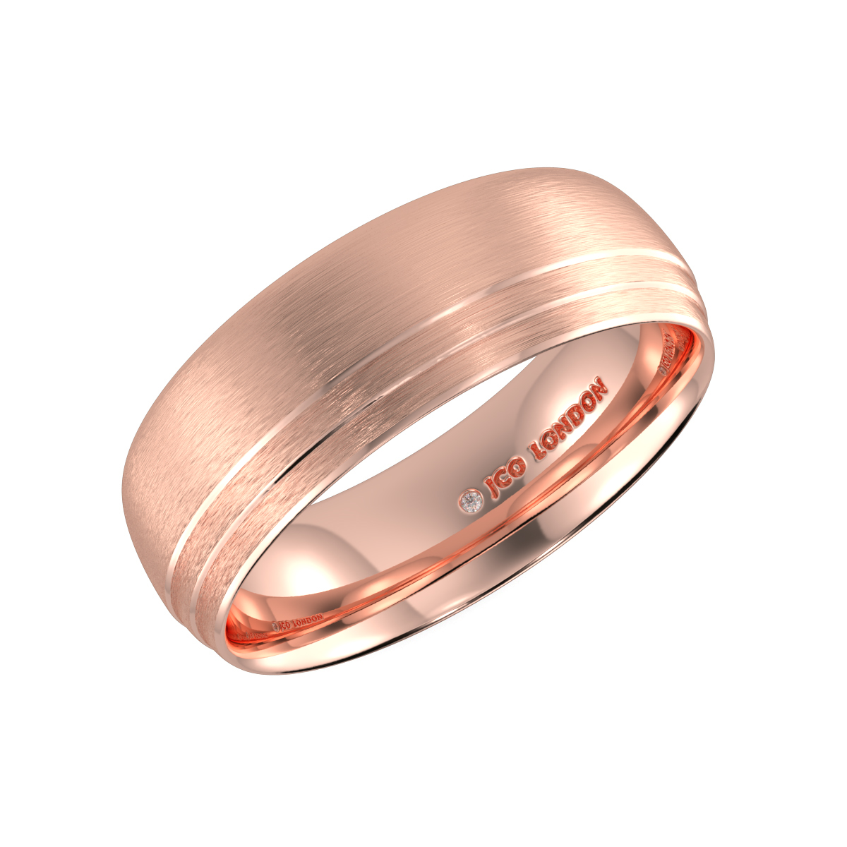 Court Plain Wedding Band