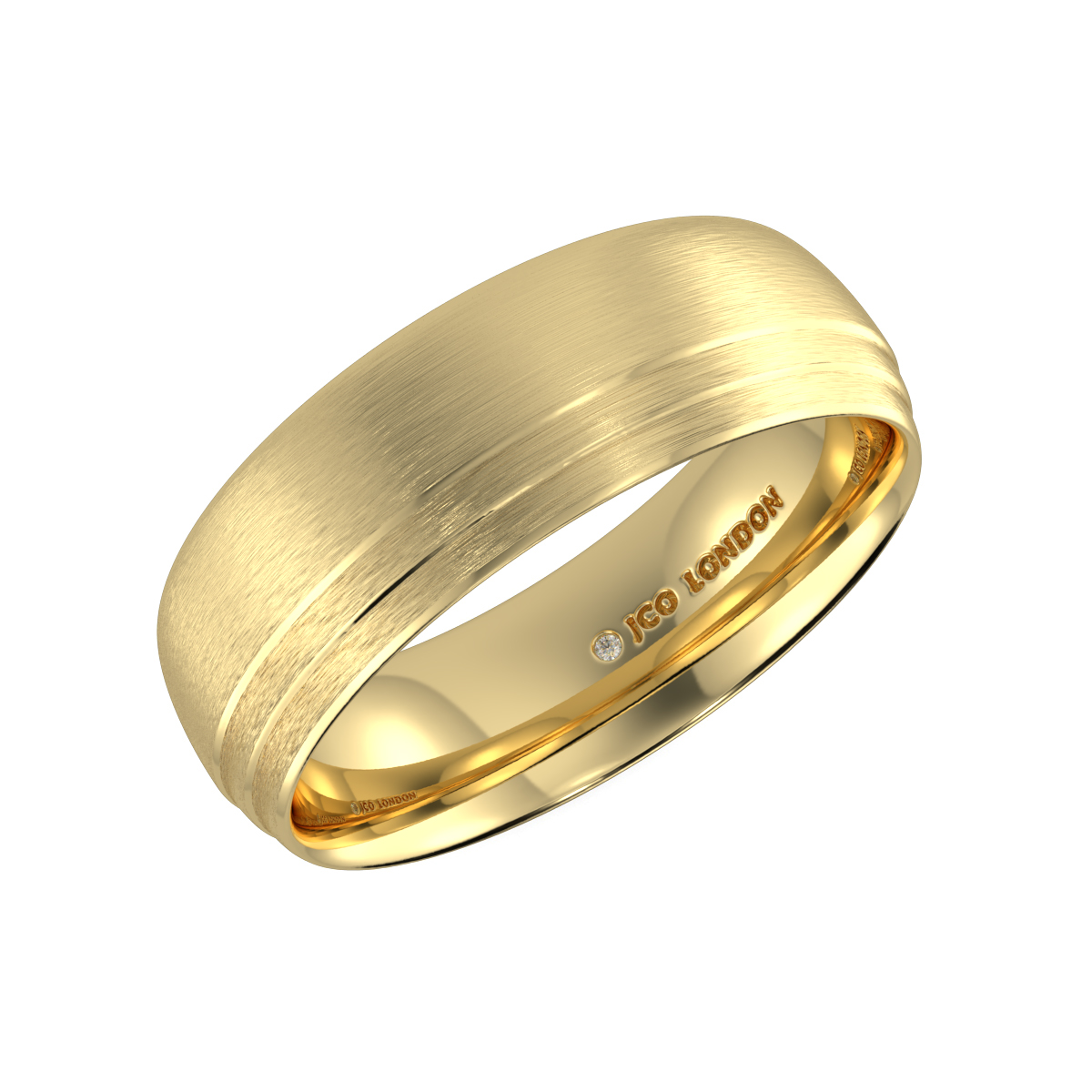 Court Plain Wedding Band