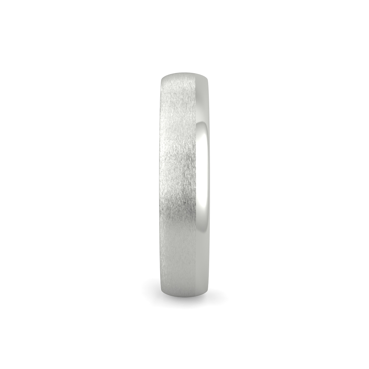 Shallow Court Plain Wedding Band