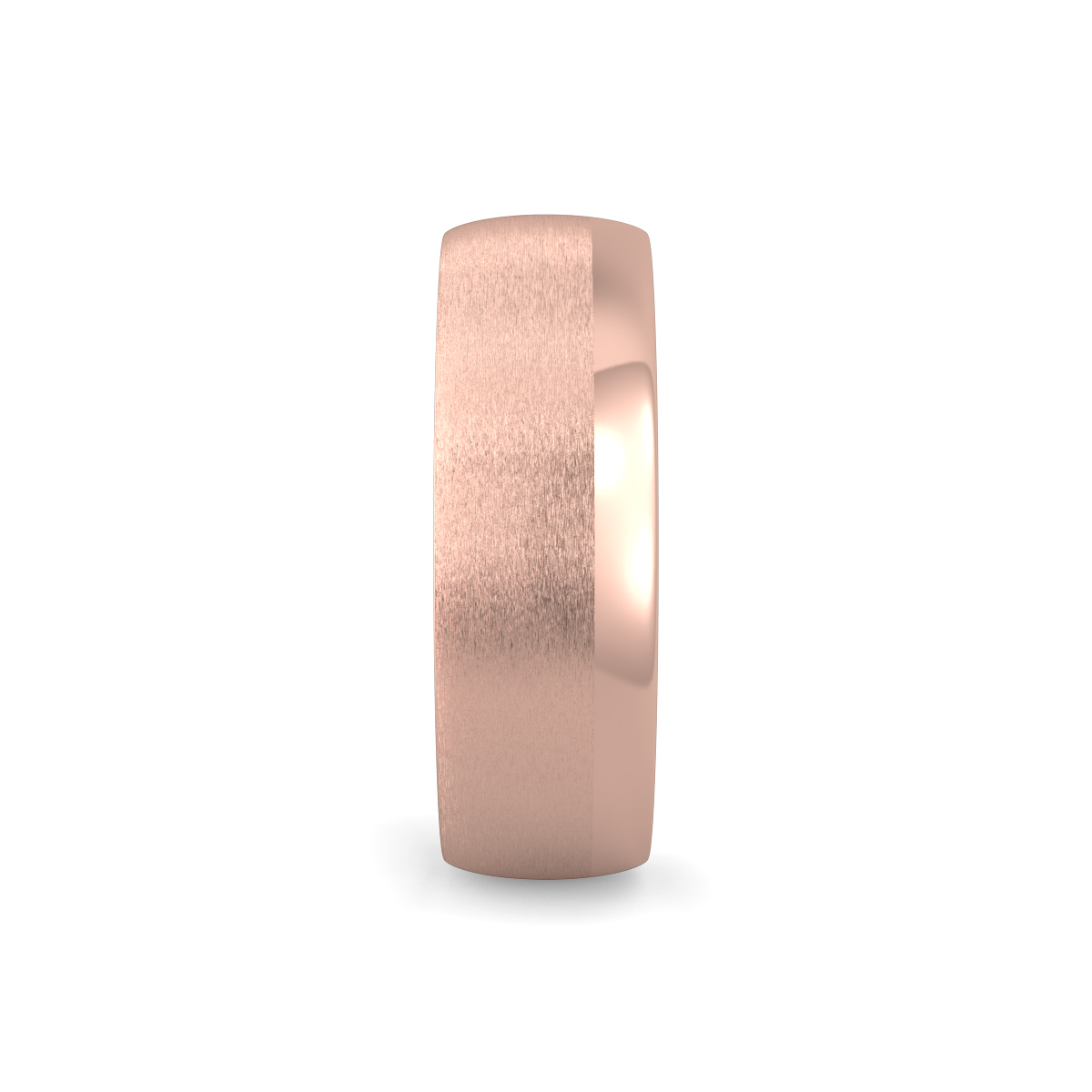 Shallow Court Plain Wedding Band