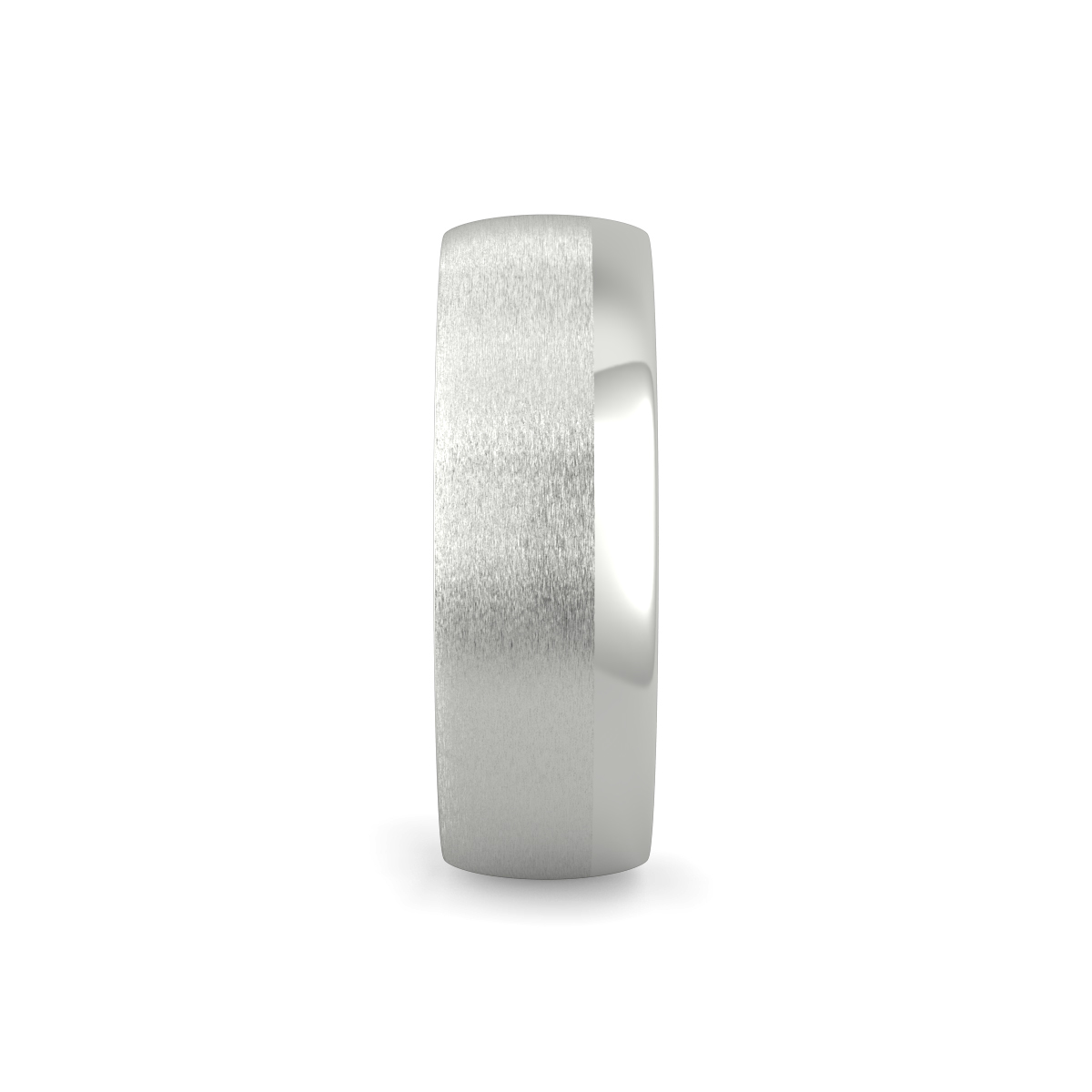 Shallow Court Plain Wedding Band