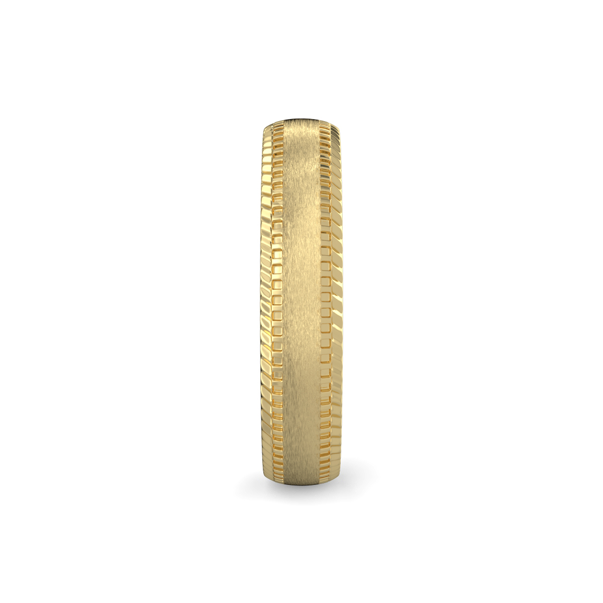 Shallow Court Plain Wedding Band