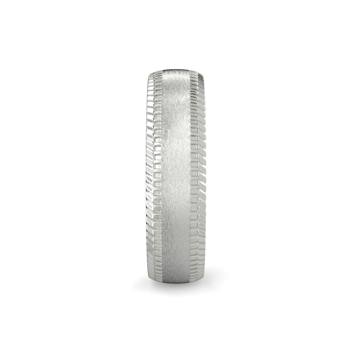 Shallow Court Plain Wedding Band
