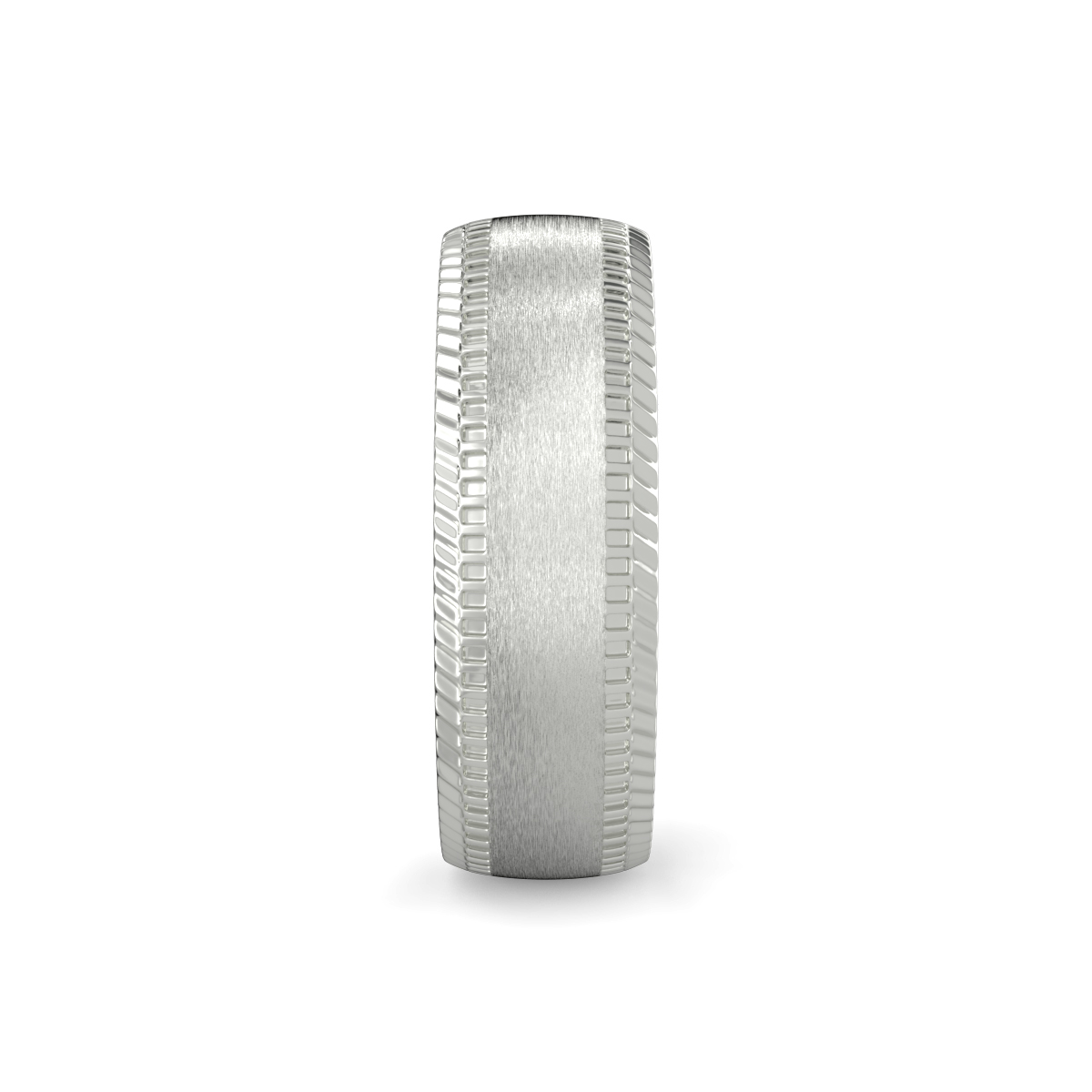 Shallow Court Plain Wedding Band