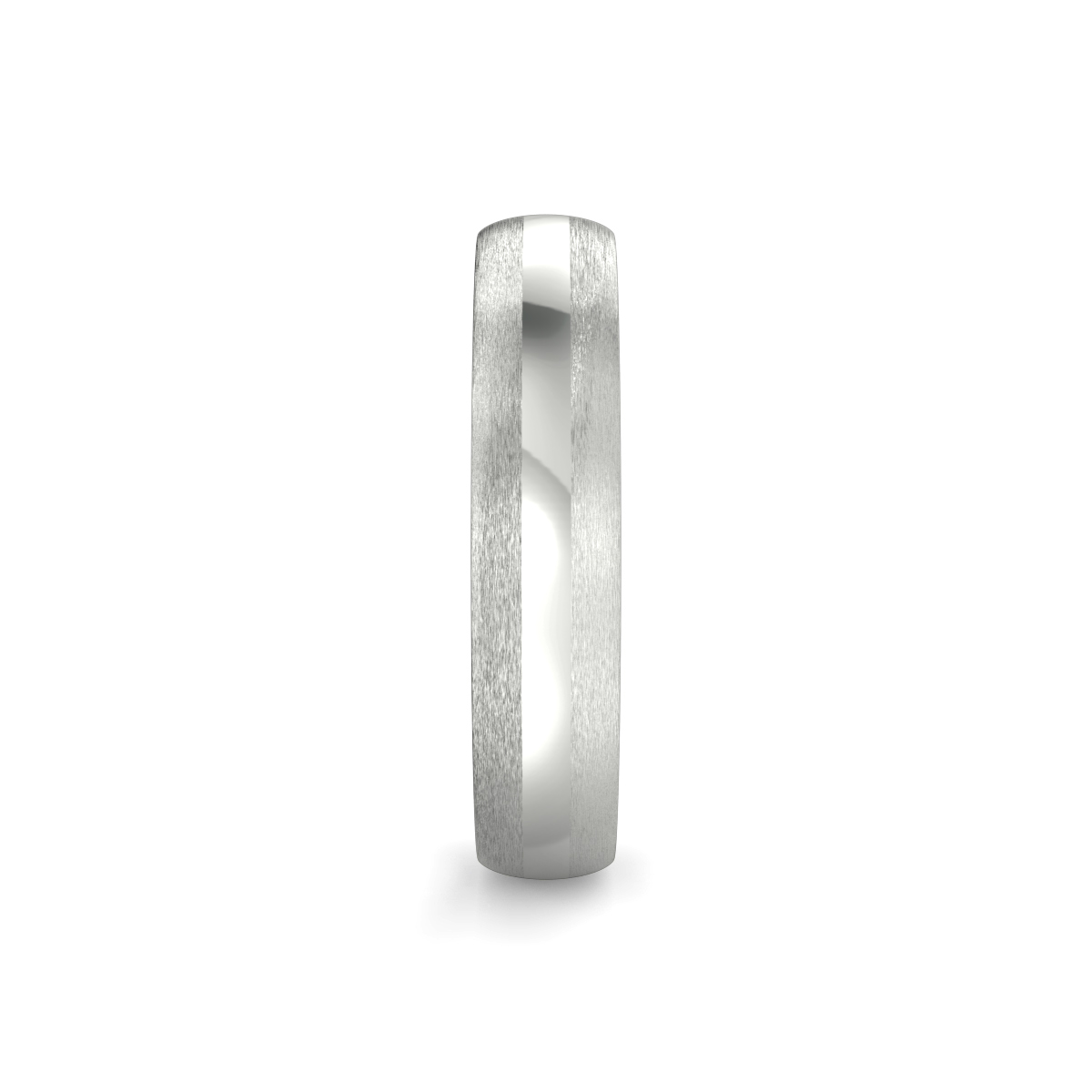 Shallow Court Plain Wedding Band