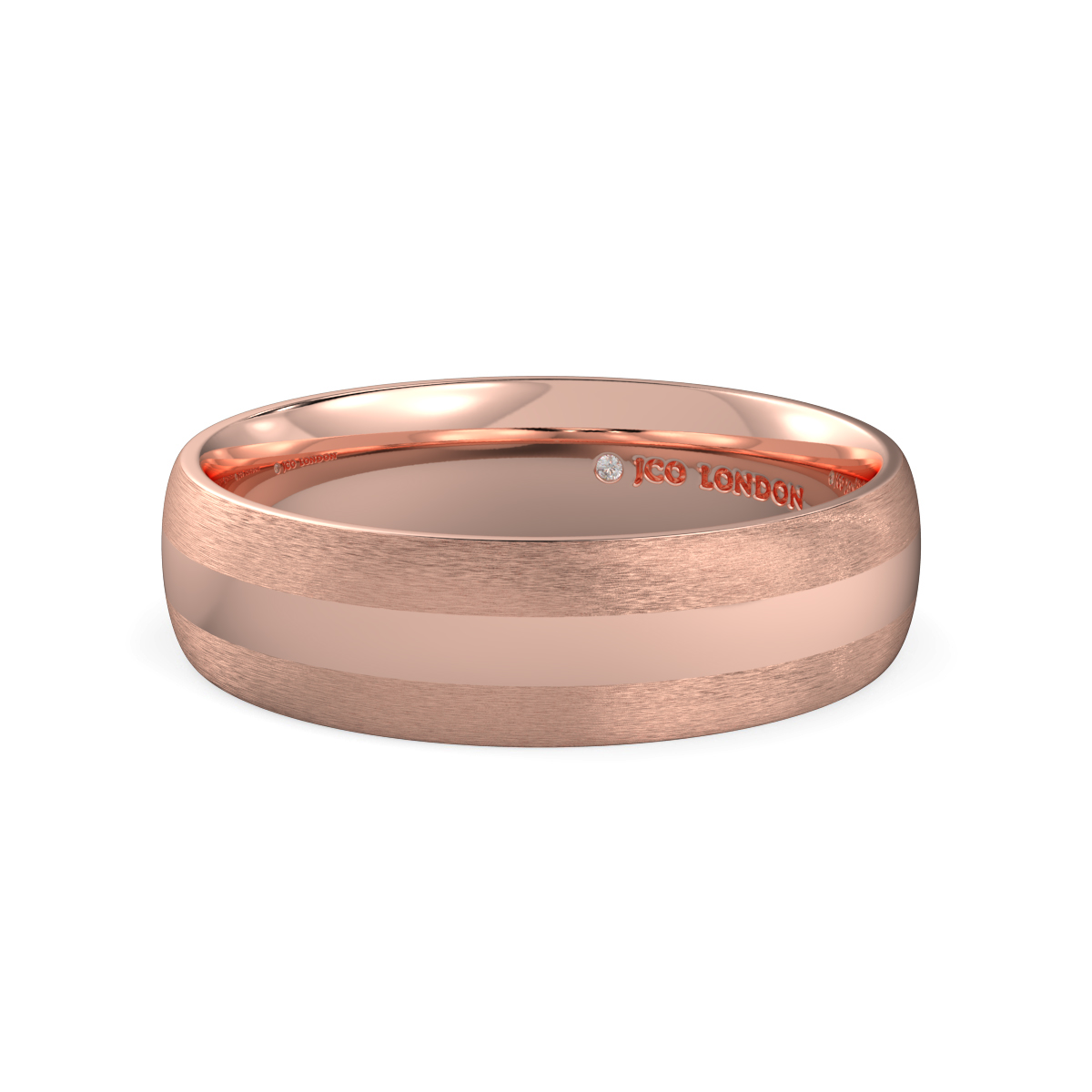 Shallow Court Plain Wedding Band