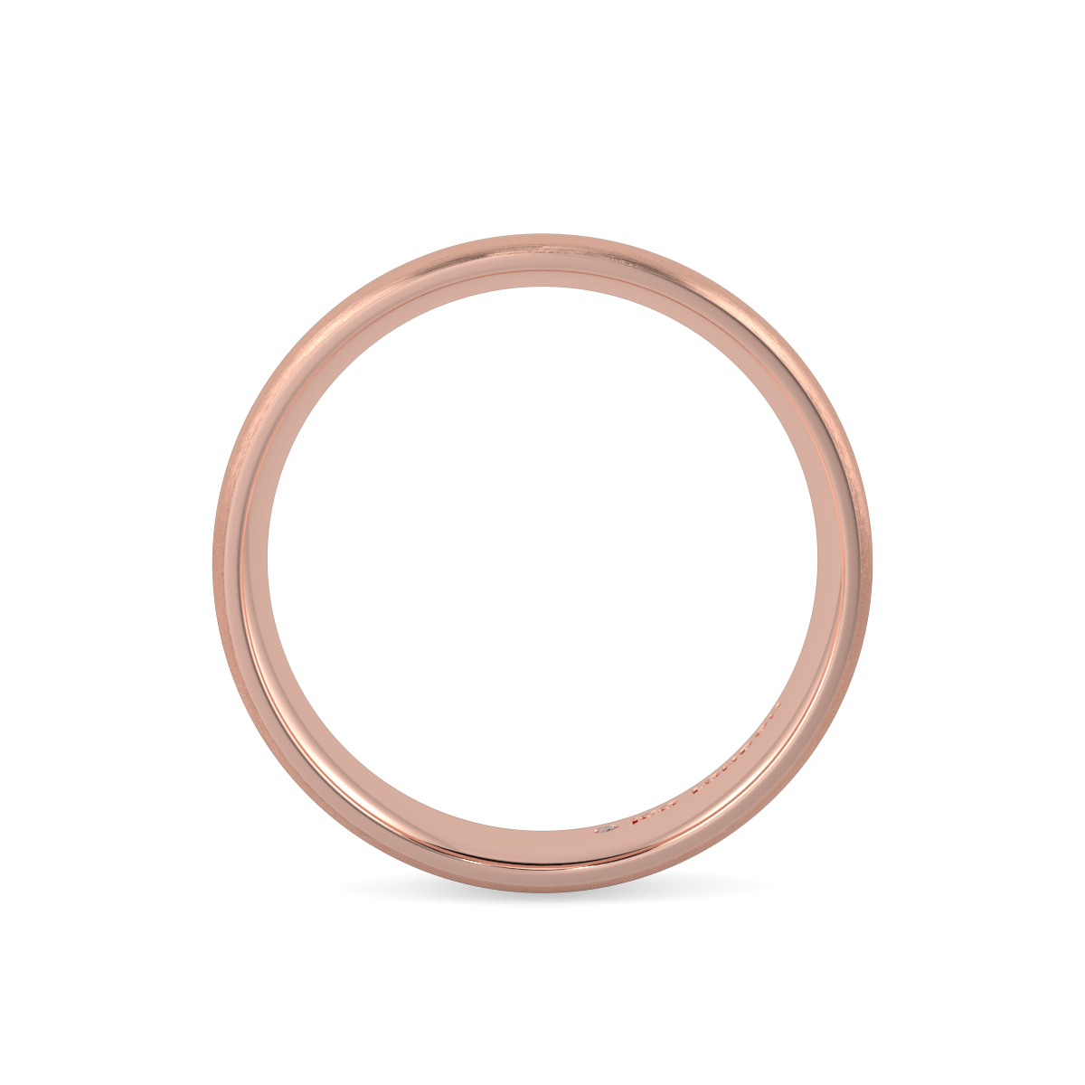 Shallow Court Plain Wedding Band