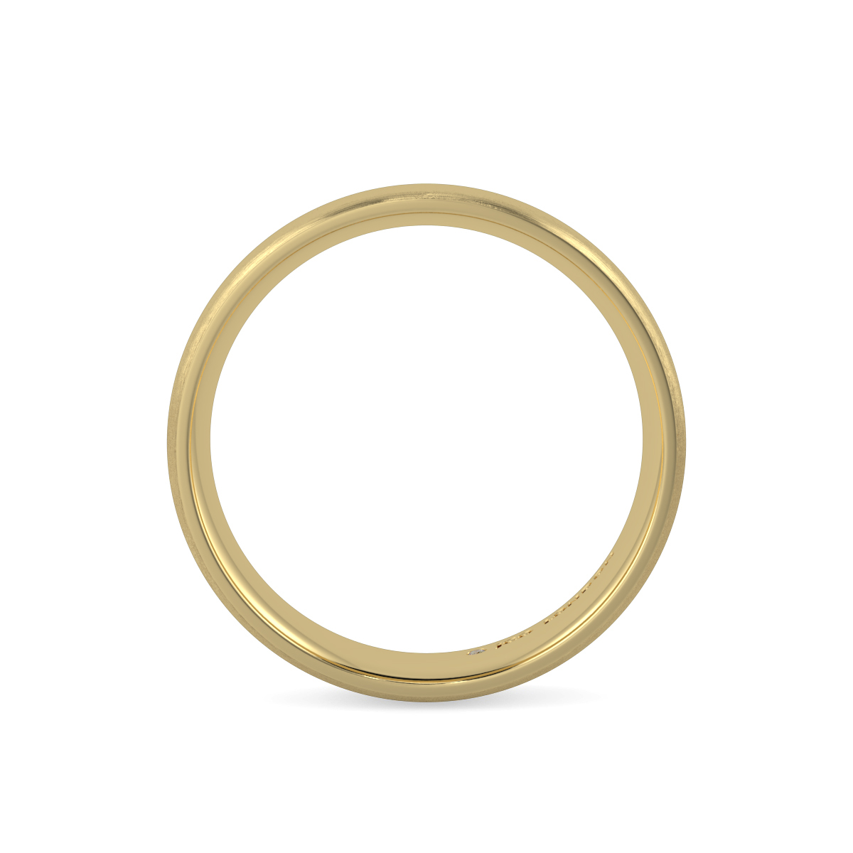 Shallow Court Plain Wedding Band