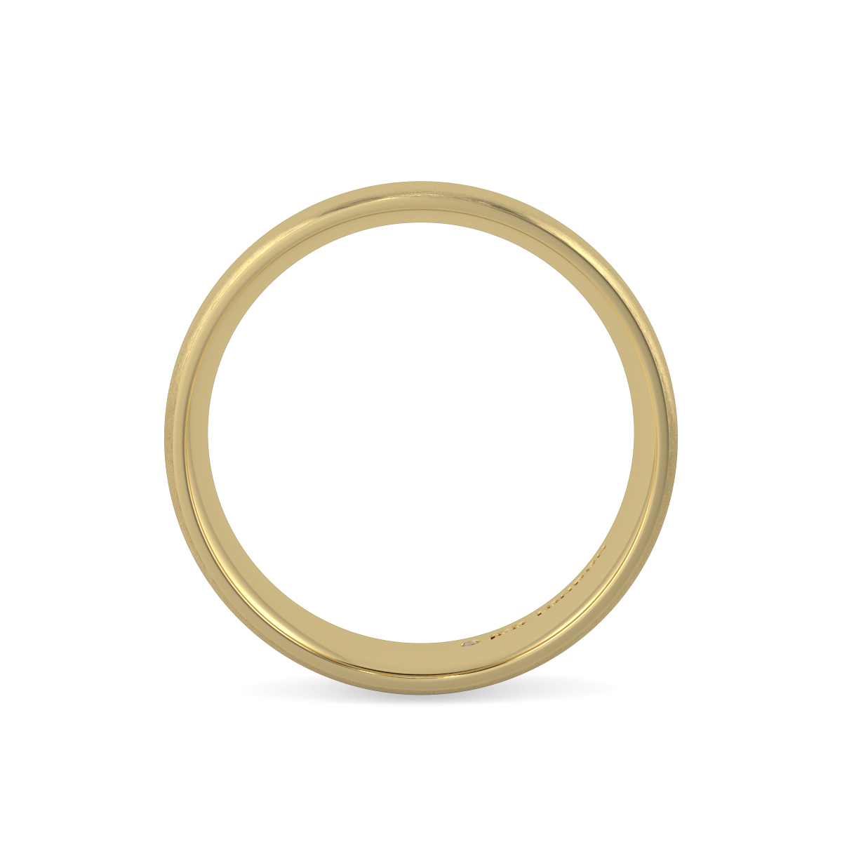 Shallow Court Plain Wedding Band