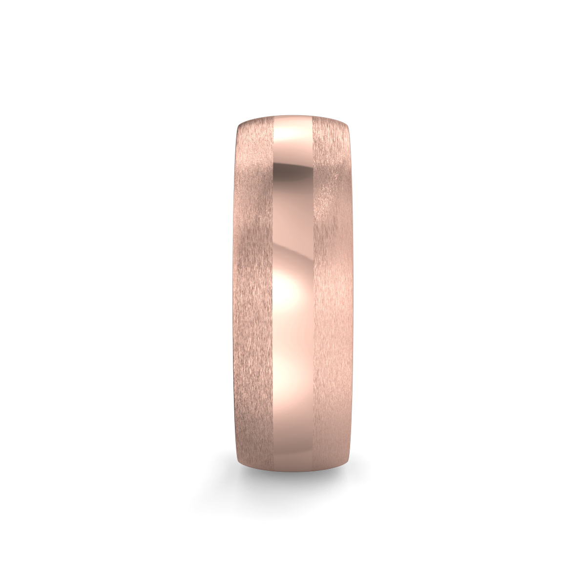 Shallow Court Plain Wedding Band