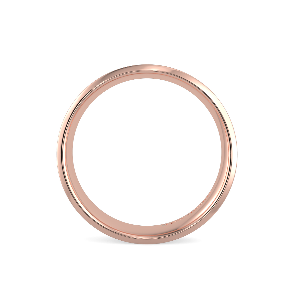 Flat Court Plain Wedding Band