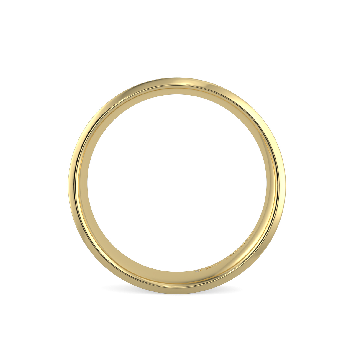 Flat Court Plain Wedding Band
