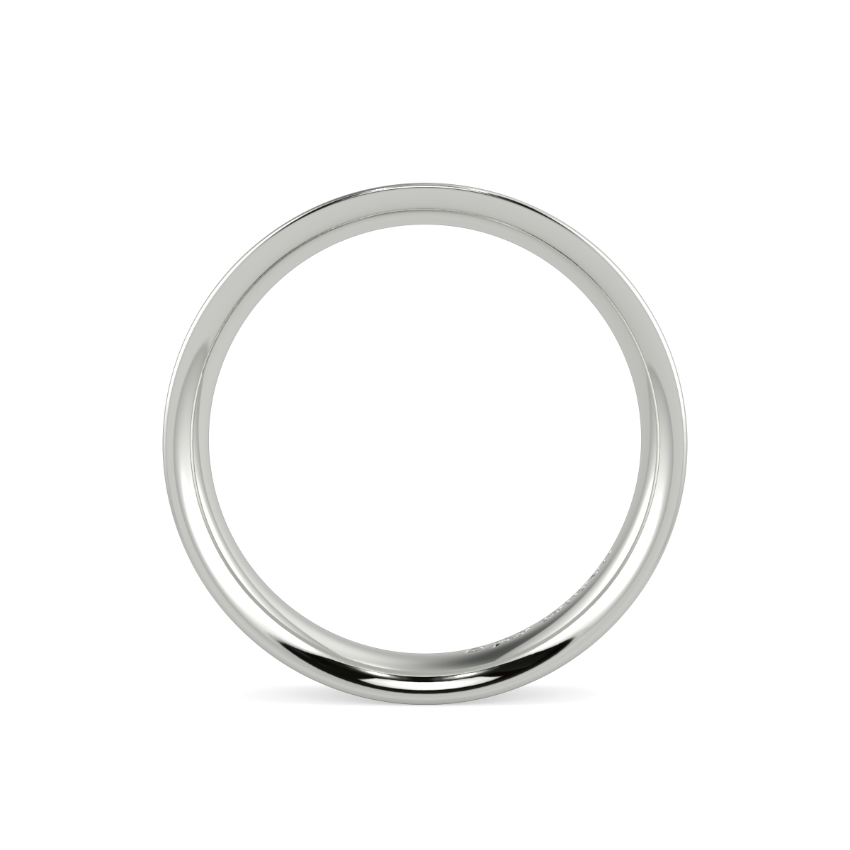 Flat Court Plain Wedding Band