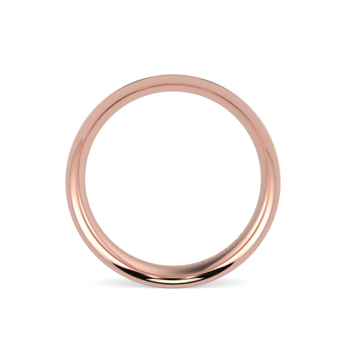 Flat Court Plain Wedding Band