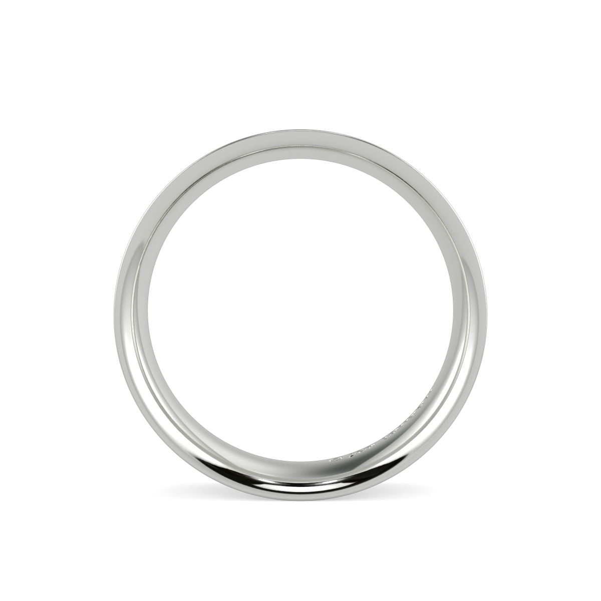 Flat Court Plain Wedding Band