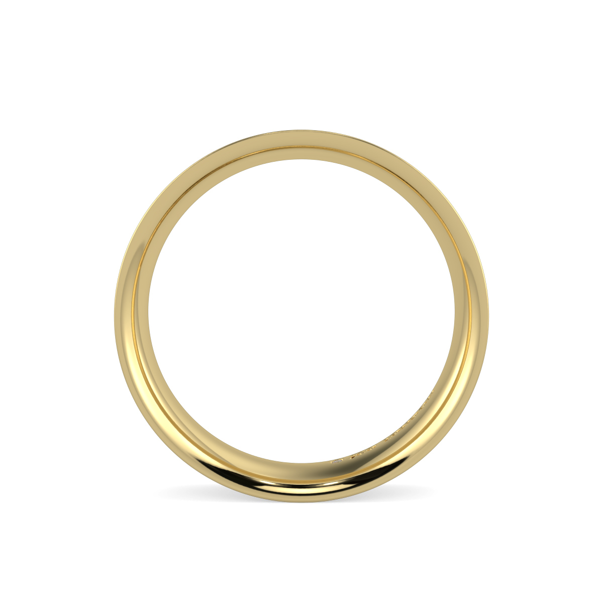 Flat Court Plain Wedding Band