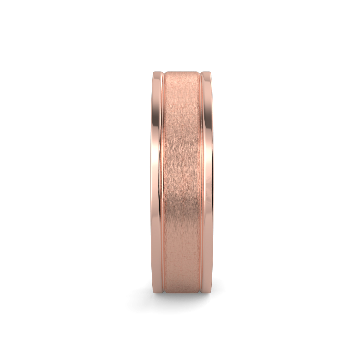 Flat Court Plain Wedding Band