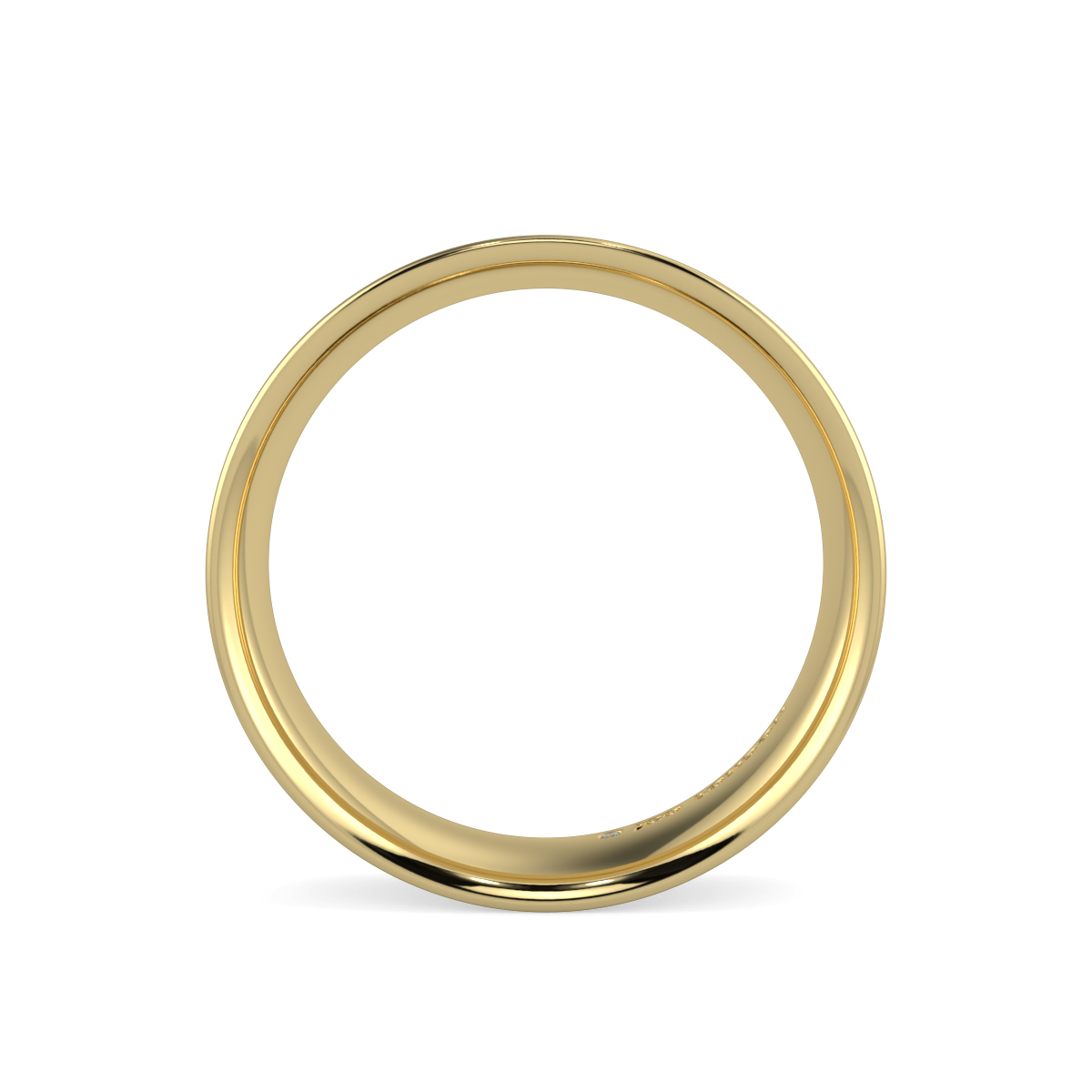 Flat Court Plain Wedding Band