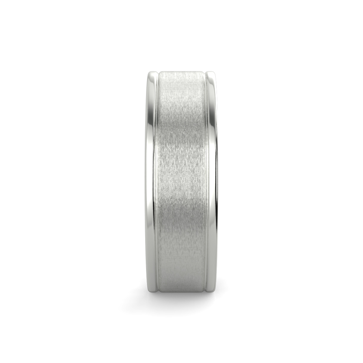 Flat Court Plain Wedding Band