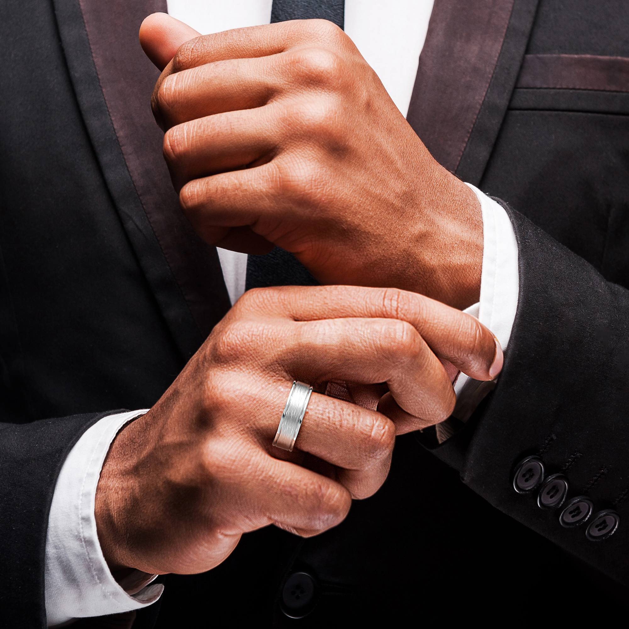 Flat Court Plain Wedding Band